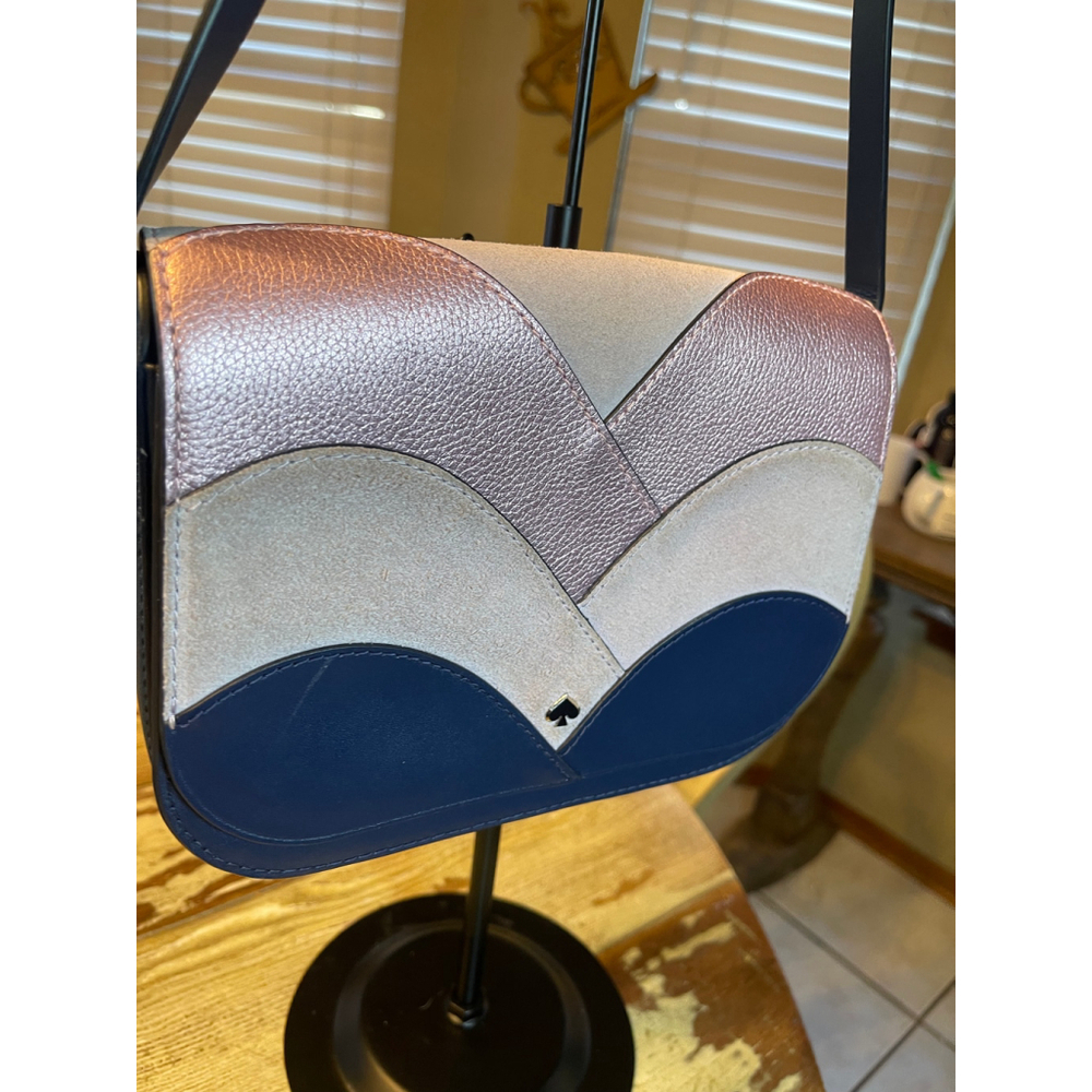 KATE SPADE | One Size Blue Pink Colorblock Crossbody Bag